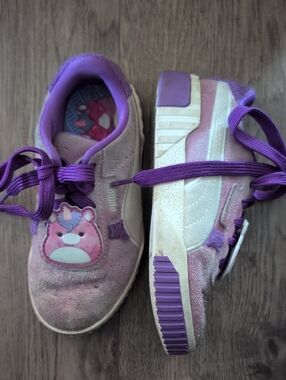 Kids Purple Unicorn Accent Sneakers - Puma - Squishmallow